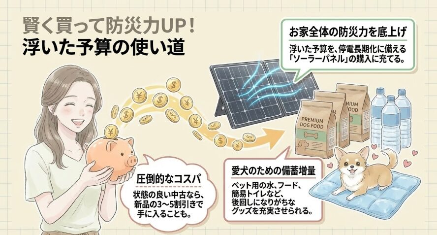 新品よりも安く防災備蓄を揃える方法
