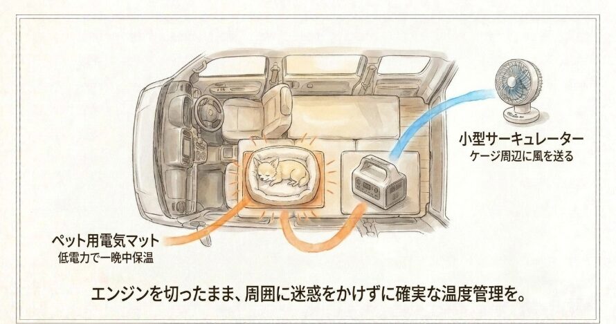 小型犬と過ごす車中泊での活用法