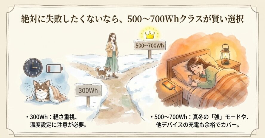 容量別ポータブル電源の選び方