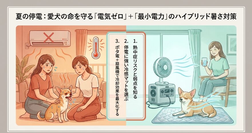 夏の停電時チワワを守る冷感マットの選び方