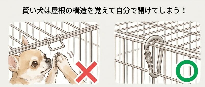 留守番中のいたずらや脱走を防ぐロック機能の確認点