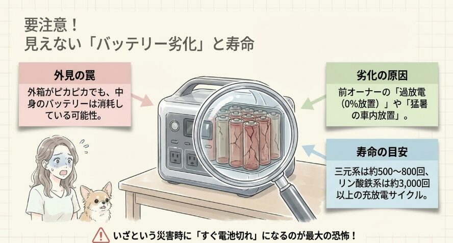 バッテリー寿命と劣化リスク