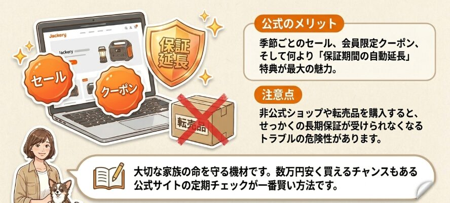 公式サイトでお得に購入する方法
