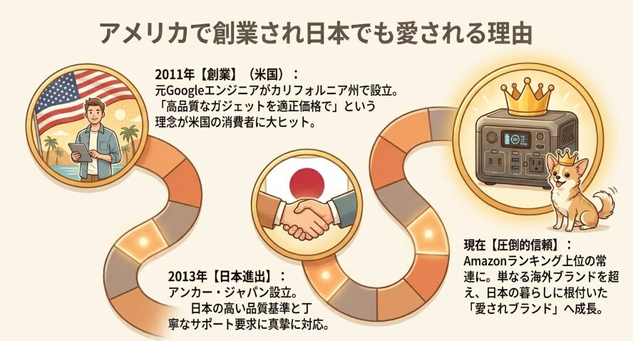 アメリカで創業され日本でも愛される理由