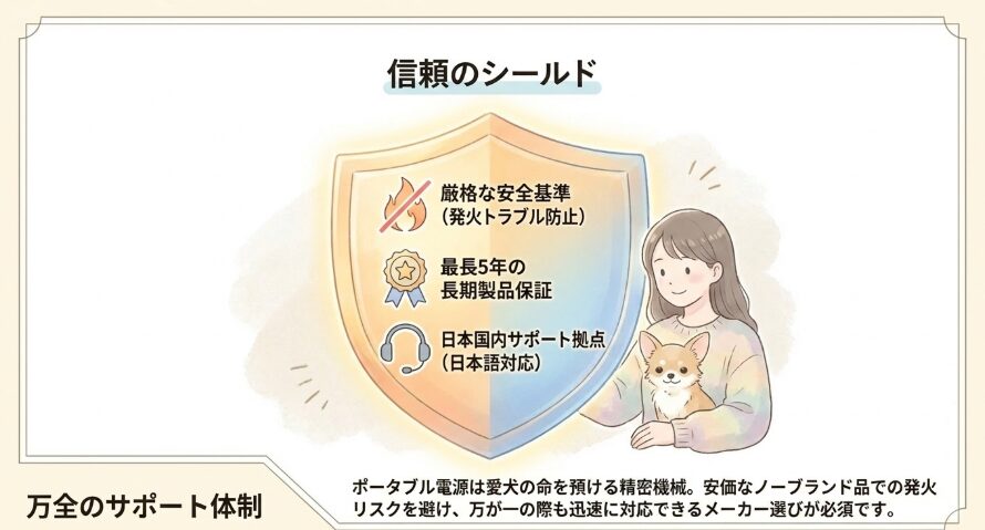 万全のサポート体制