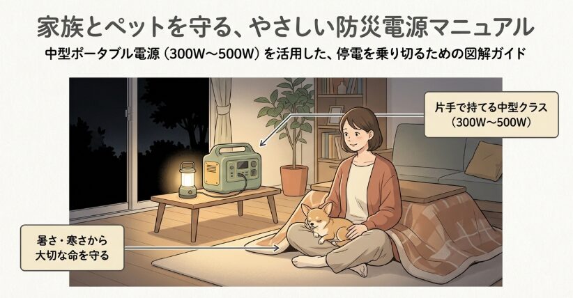 ポータブル電源 400W 防災 停電対策に 300W・400W・500Wのポータブル電源で使える家電は？定格出力の落とし穴