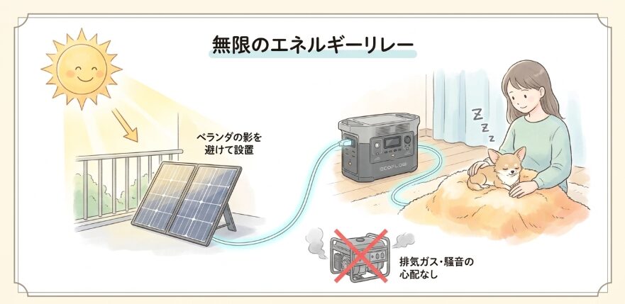 ソーラーパネルの用意