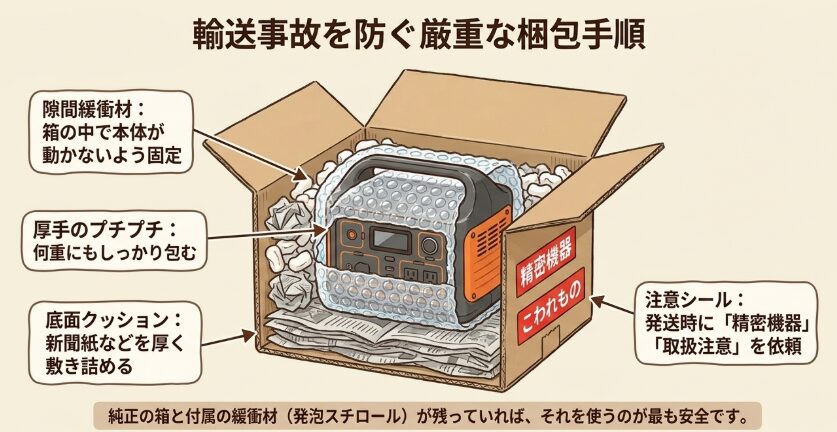 配送トラブルを防ぐ適切な梱包方法と発送時の注意点