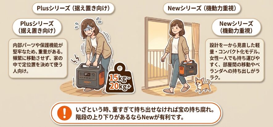 持ち運びやすさに直結するサイズと重量