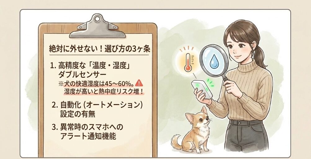 温湿度センサー付きスマートリモコンの選び方
