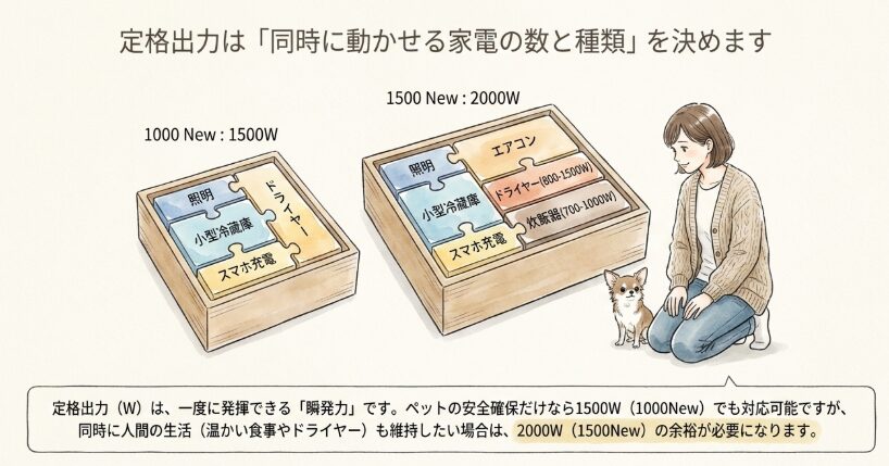 出力性能の差を実際に理解する