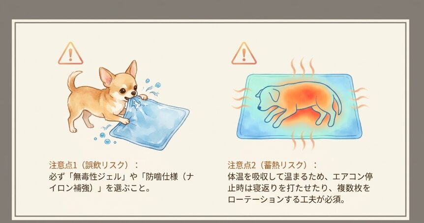 ジェルタイプを選ぶ際の注意点
