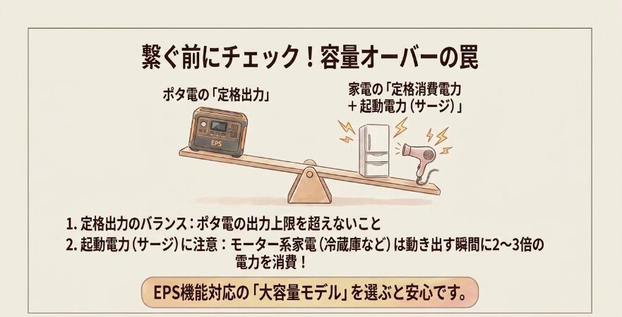 家電を常時接続する際の注意点と選び方