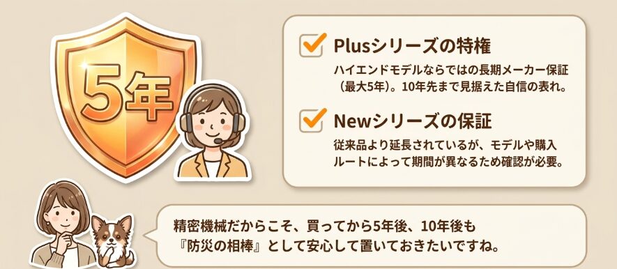 保証期間とアフターサポートの安心感