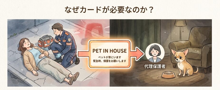 ペットレスキューカードが必要な理由