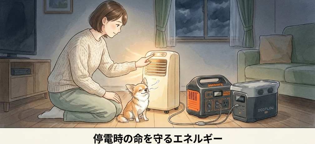 ポータブル電源を活用した暑さ寒さ対策