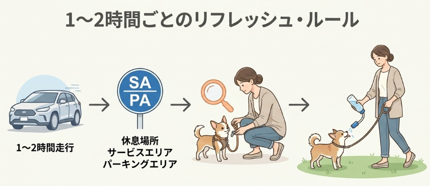 車移動中に役立つ水分補給と適度な休憩のコツ
