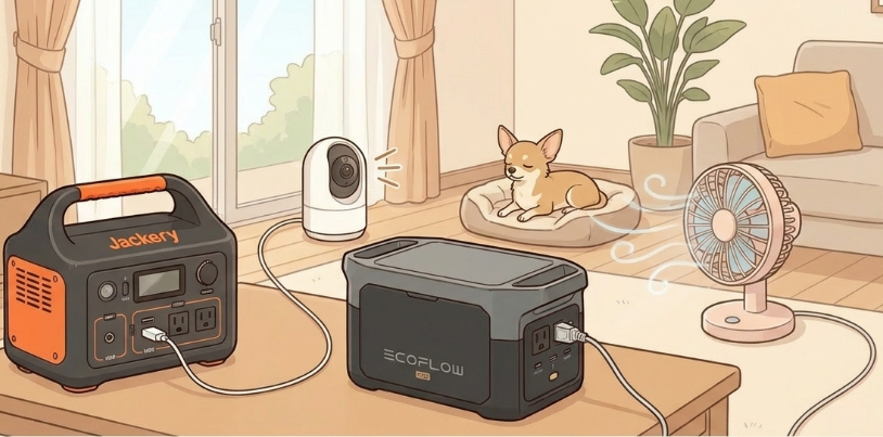 停電時にポータブル電源と組み合わせるメリット