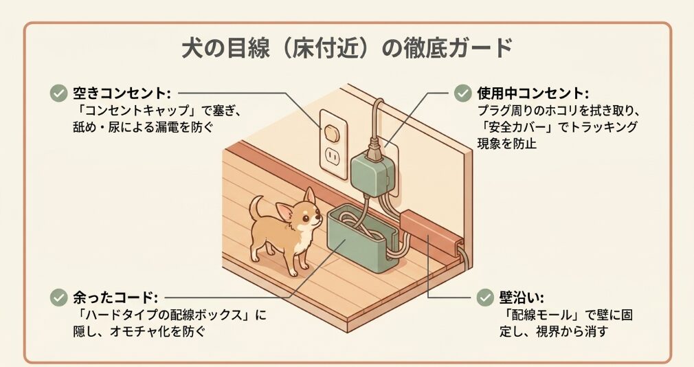 留守中の部屋を安全に保つコンセント周りの工夫