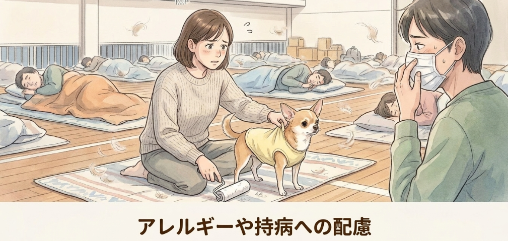 抜け毛や犬アレルギーへの配慮不足