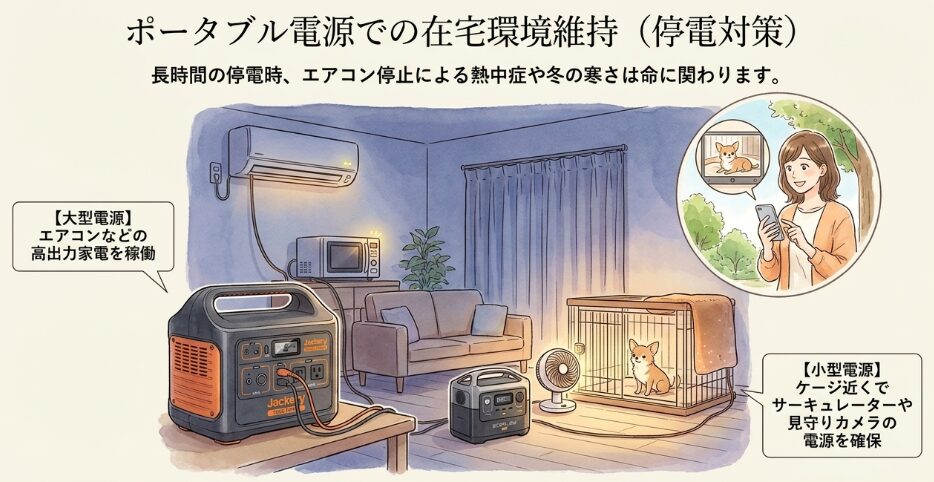 ポータブル電源とセットで進める家庭の防災対策