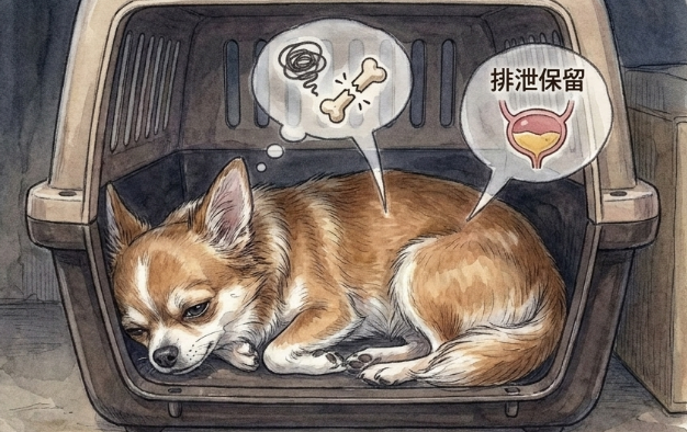 慣れないケージ生活でペットにかかる健康リスク