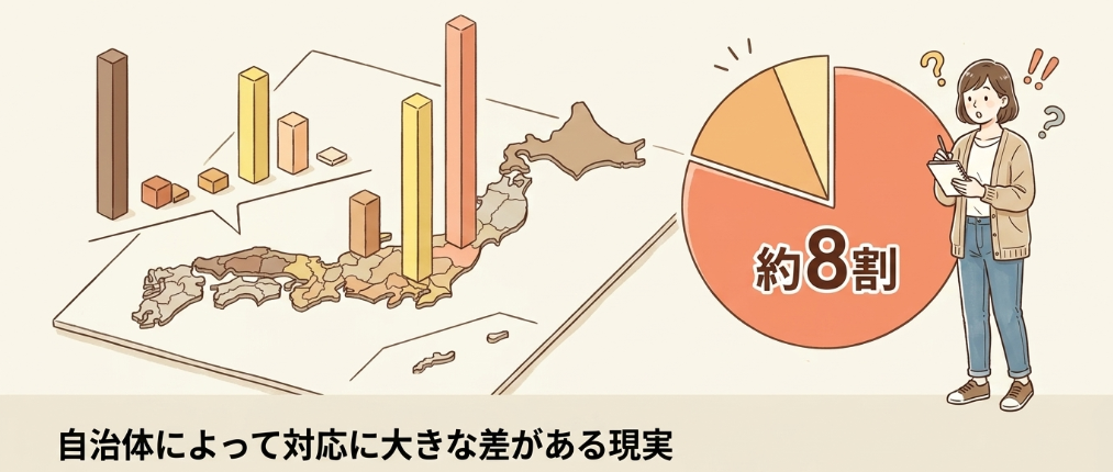 全国自治体の受け入れ態勢の現状