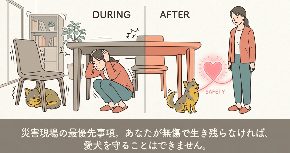 命を分ける鉄則――「まず飼い主自身が安全でいること」