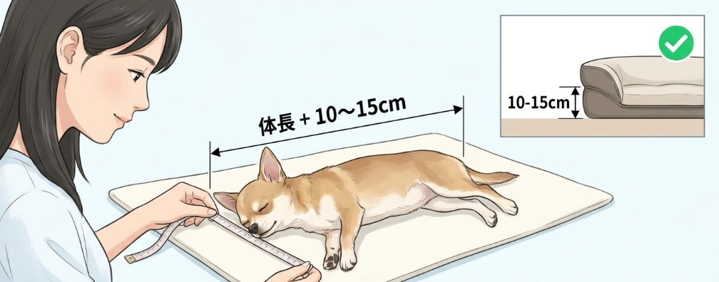 愛犬や愛猫の体格に合うサイズ選び