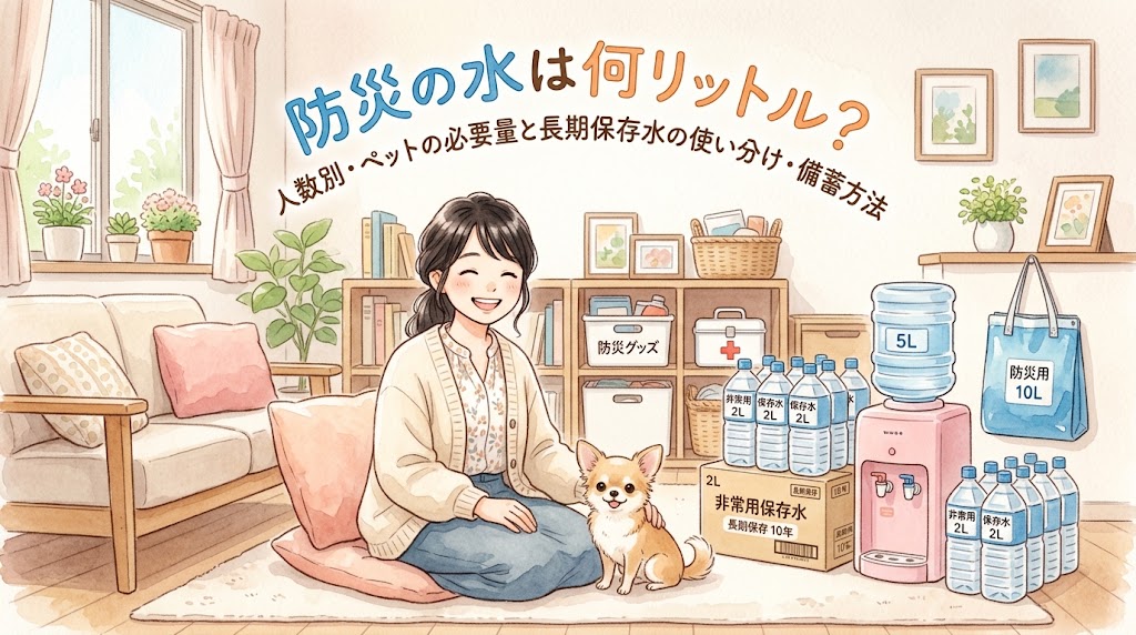 防災の水は何リットル？