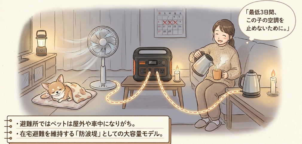 大容量ポータブル電源が必要な理由