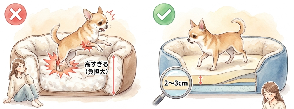 パピー期やシニア期の段差と関節への配慮