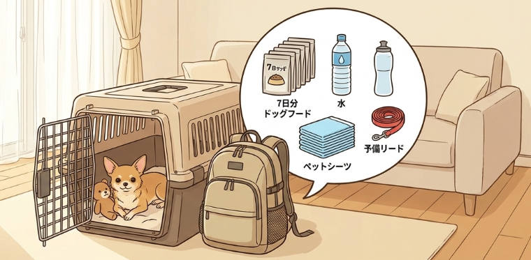 家族とペットを守るための防災グッズと避難対策